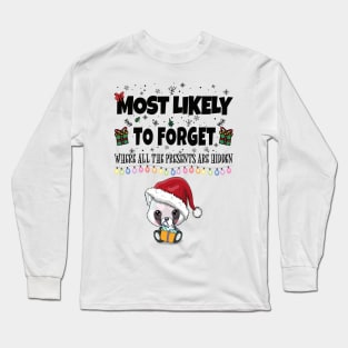 Most Likely To Organize All The Funny Christmas Presents Long Sleeve T-Shirt